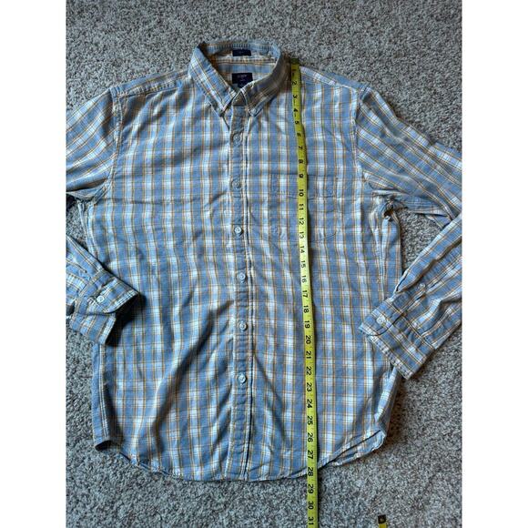 J. CREW JASPE SLIM buttoned shirt, Size Large. Flannel print cotton shirt - Picture 7 of 13
